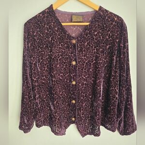 MAIWA Hand Dyed Purple Silk Blend Fabric